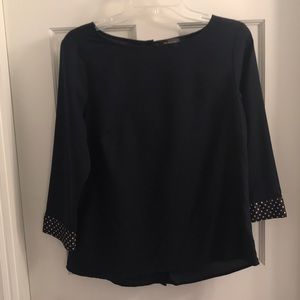 Boat neck blouse